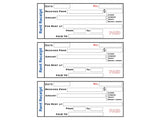 Printable and Fill-able Rent Receipts Templates