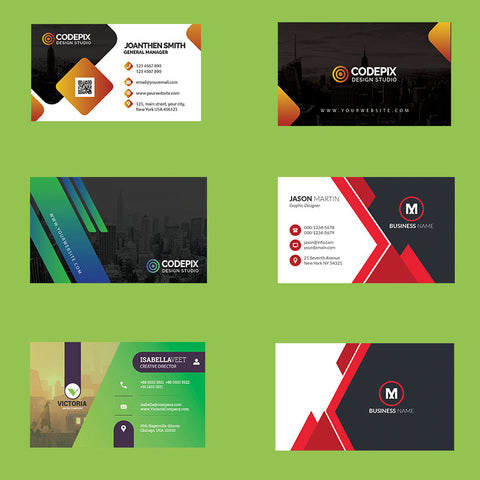 Business Card Editable PSD
