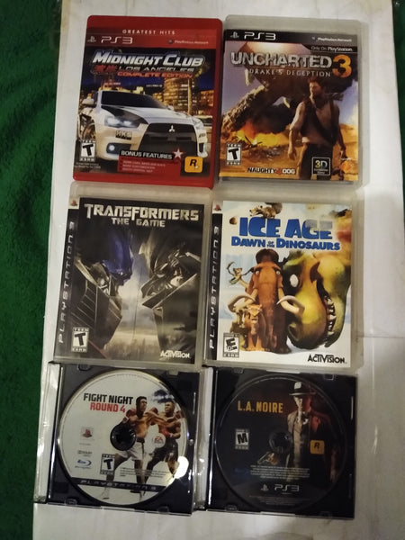 Lot of 6 USED PS3 Video games