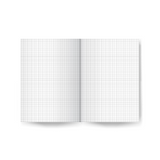 Graph Paper Composition Notebook With Bright Color Cover
