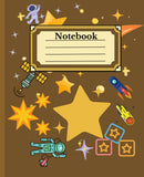 Stars Covered design Composition Notebook
