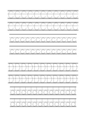 Printable Letter Tracing Handwriting Practice Pages