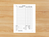 Printable Customer Receipt For Small Business