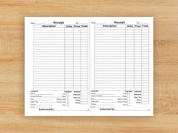 Printable Customer Receipt For Small Business
