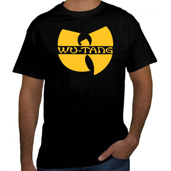 Custom-Made Heat Press Wu-Tang Logo Graphic T-shirt