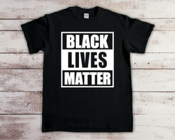 Custom Printed Black Lives Matter T Shirt
