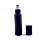 10ml Thick Glass Refillable Roll-on Perfume Bottles Frosted Colorful Bottle