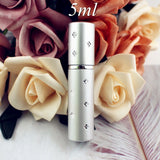 2PC 5ml 10ml Mini Portable Refillable Perfume Bottle With Atomizer Spray