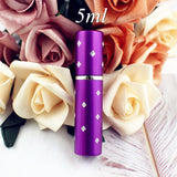 2PC 5ml 10ml Mini Portable Refillable Perfume Bottle With Atomizer Spray