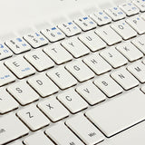 Ultra Slim Multimedia Aluminum Wireless Bluetooth Keyboard