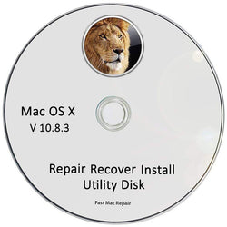 Mac OS X 10.8 Mountain Lion Full OS Install - Reinstall / Recovery Upgrade DVD