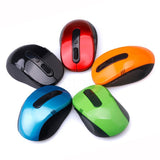 Fashion Color 2.4 GHz USB Optical Wireless Mouse With USB Receiver 