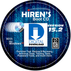 Digital Download of Hiren's Boot CD V15.2 Toolkit DL